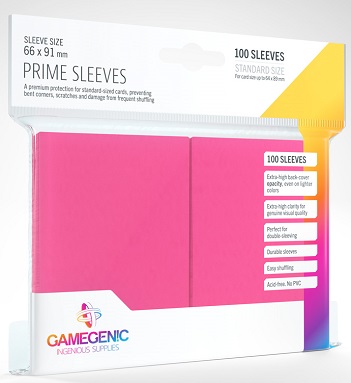 GAMEGENIC PRIME SLEEVES PINK