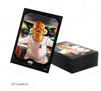 STAR WARS UNLIMITED: ART SLEEVS CARD ADMIRAL  ACKBAR