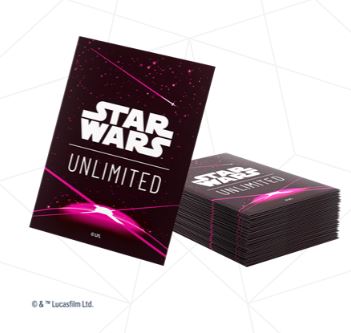 STAR WARS UNLIMITED: ART SLEEVS CARD BACK MAGENTA