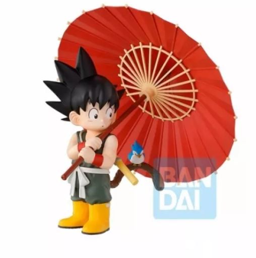 FIGURA IKSHO DRAGON BALL GOKU SOMBRILLA 13cm