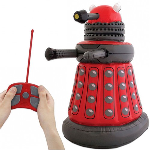 RED DALEK INFLABLE 60 CM CON CONTROL REMOTO