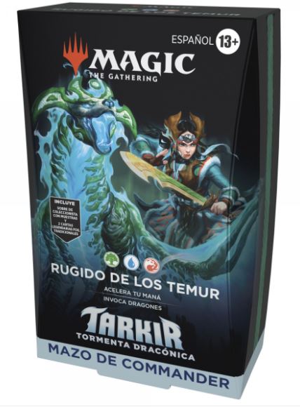 MAGIC TARKIR DRAGONSTORM MAZO COMMANDER RUGIDO DE LOS TEMUR (esp)