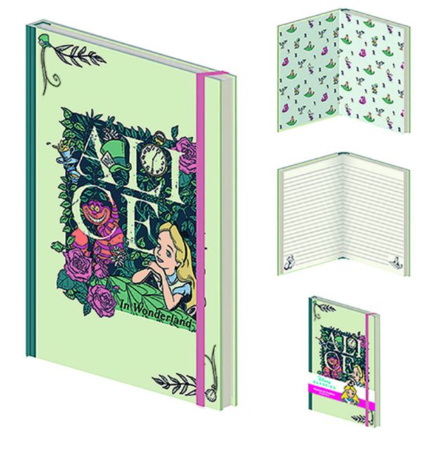 CUADERNO PREMIUM A5 ALICE IN WONDERLAND