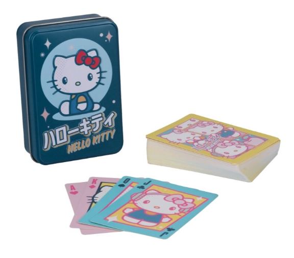 BARAJA DE NAIPES HELLO KITTY EN CAJA METALICA