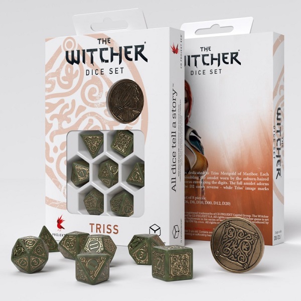 Q-WORKSHOP THE WITCHER TRISS The Fourteenth of the Hill DICE SET (7)