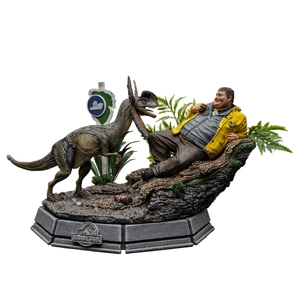 ART SCALE 1/10 JURASSIC PARK DENNIS NEDRY Y DILOPHOSAURUS DELUXE