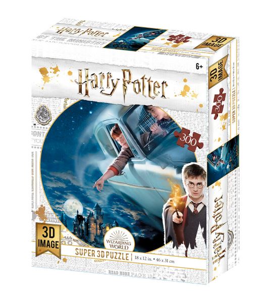 PUZZLE LENTICULAR HARRY POTTER Y RON 300 PIEZAS