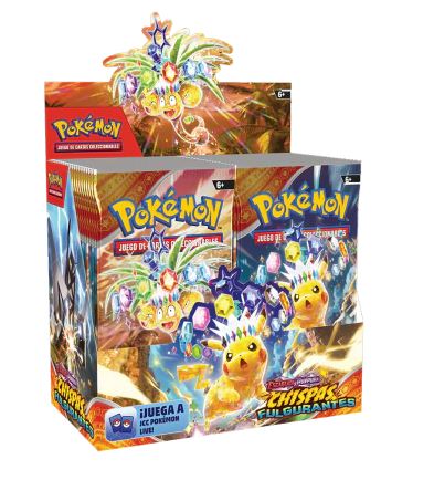 POKEMON SV08 CHISPAS FULGURANTES CAJA DE SOBRES