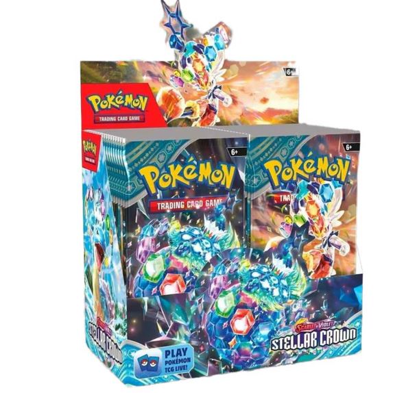 POKEMON SV 7 STELLAR CROWN CAJA DE SOBRES (ENG)