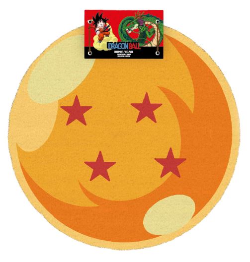 FELPUDO REDONDO BOLA 4 ESTRELLAS DRAGON BALL