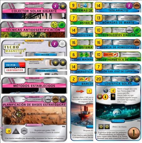 TERRAFORMING MARS PRELUDIO 2 KS PROMOS