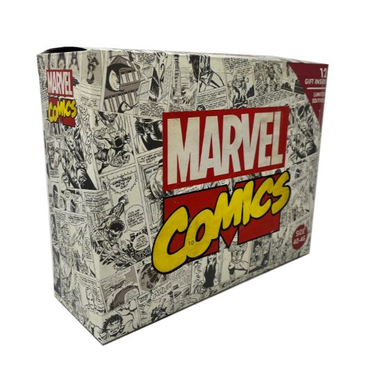 CAJA REGALO 12 PARES CALCETINES MARVEL TALLA 40/46