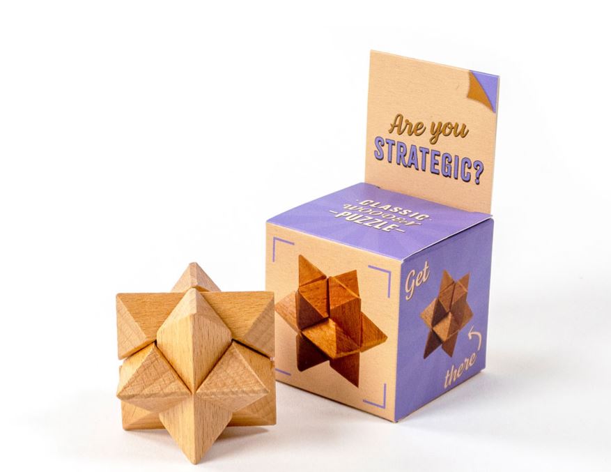 ARE YOU SMART? CLASSIC WOODEN PUZZLE MOD3