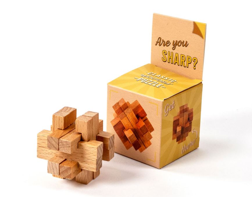 ARE YOU SMART? CLASSIC WOODEN PUZZLE MOD1