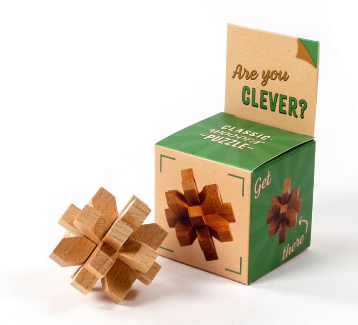 ARE YOU SMART? CLASSIC WOODEN PUZZLE MOD5