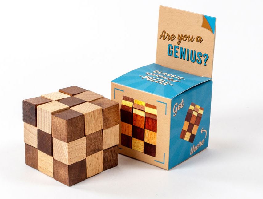 ARE YOU SMART? CLASSIC WOODEN PUZZLE MOD4